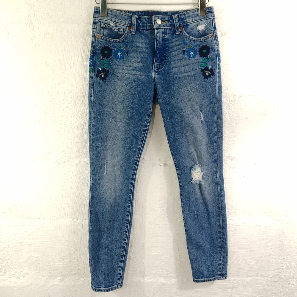 Lucky Brand Embroidered Jeans - Picture 6 of 14